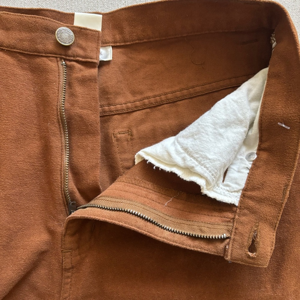 Jones New York Sport Vintage Brown High-Waisted Pants Size 10 - Picture 5 of 8